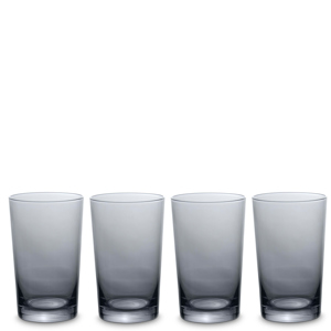 Simply Home Set of 4 Grey Highball Glasses